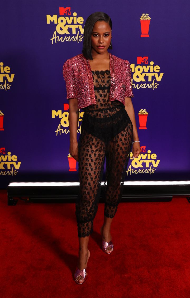 Taylour Paige at the MTV Movie & TV Awards, 2021