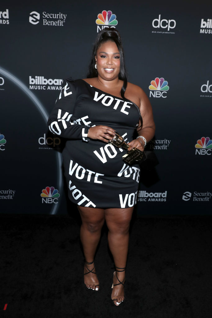 Lizzo at the Billboard Music Awards, 2020