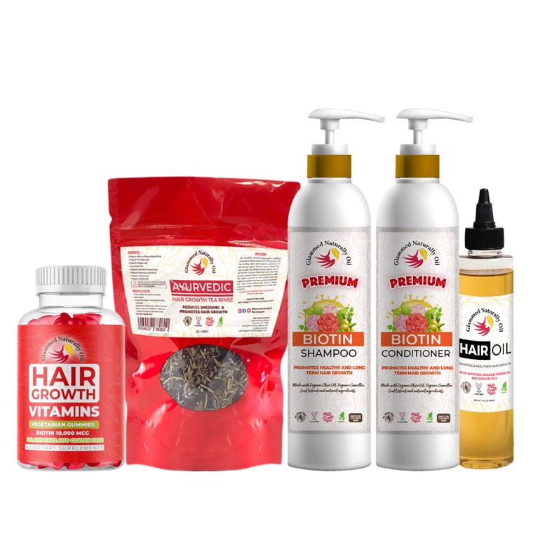 Glammed Naturally Oil Hair Kit