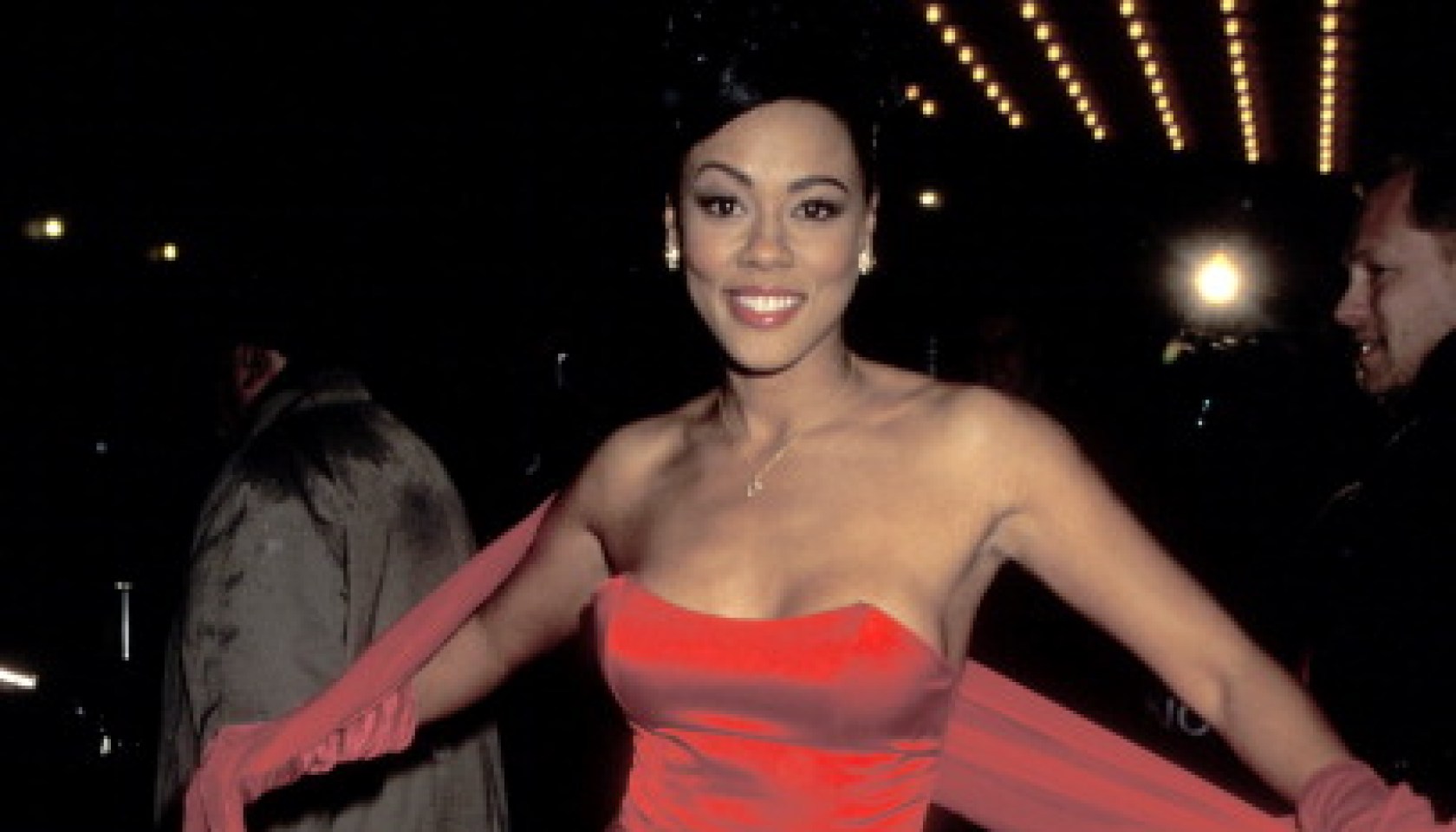 lela rochon red dress Lela Rochon Fuqua | Wearing #valentino back in the day. RIP @realmrvalentino one of my favorite dresses @irainacrenshaw you slayed that hair sis!