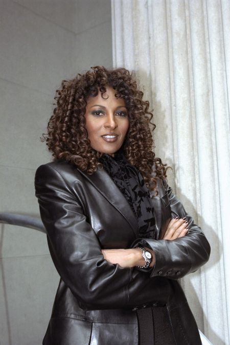 Actress Pam Grier at 44 W. 44th St.