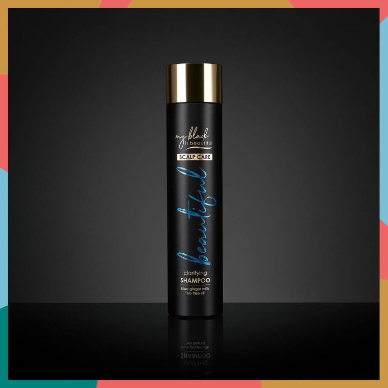 My Black Is Beautiful Blue Ginger Clarifying Shampoo, $11.99