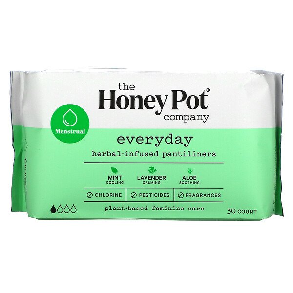 The Honey Pot Company, Everyday Herbal-Infused Pantiliners, $8.59
