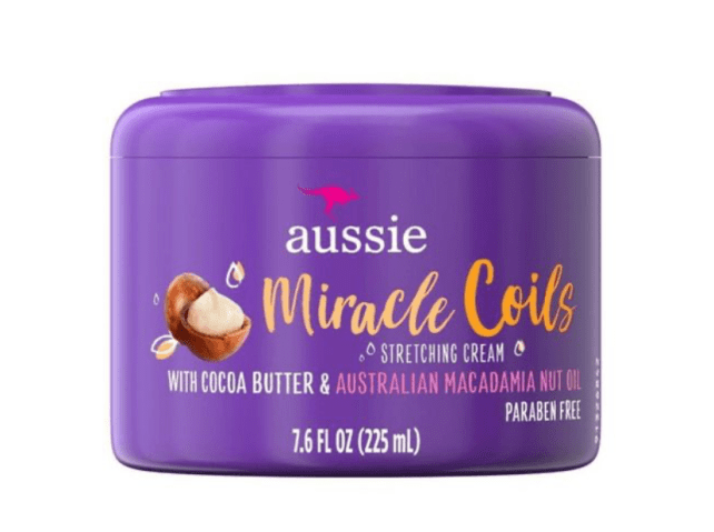 Aussie Miracle Coils Sulfate-Free Leave-In Stretching Balm with Cocoa Butter