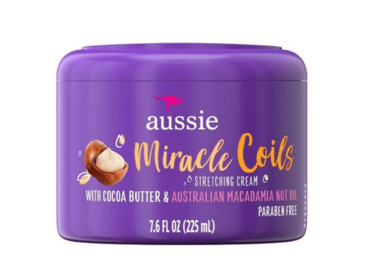 Aussie Miracle Coils Sulfate-Free Leave-In Stretching Balm with Cocoa Butter, $5.99