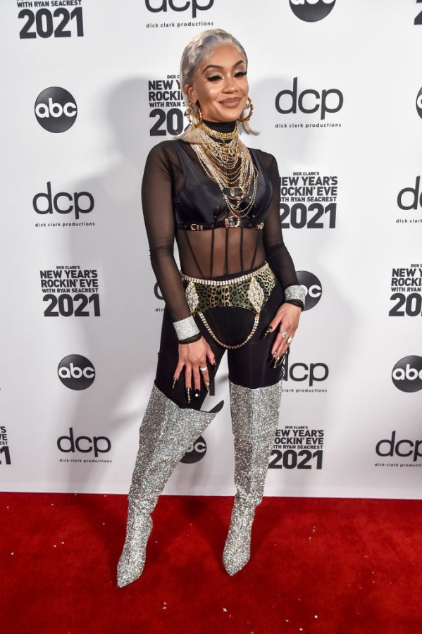 Dick Clark's New Year's Rockin' Eve With Ryan Seacrest 2021 - Hollywood Party Arrivals