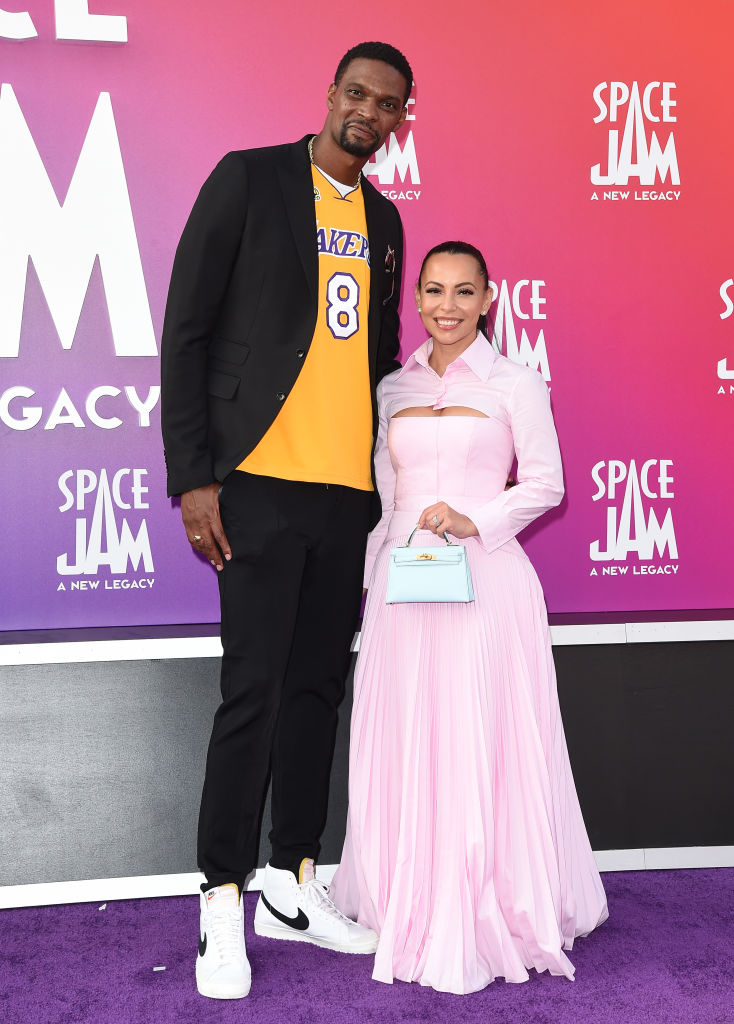 Chris Bosh and Adrienne Bosh