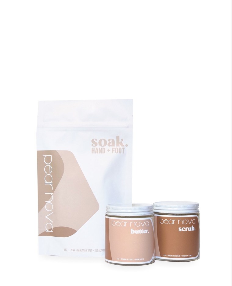 Pear Nova Soak, Scrub + Butter Set