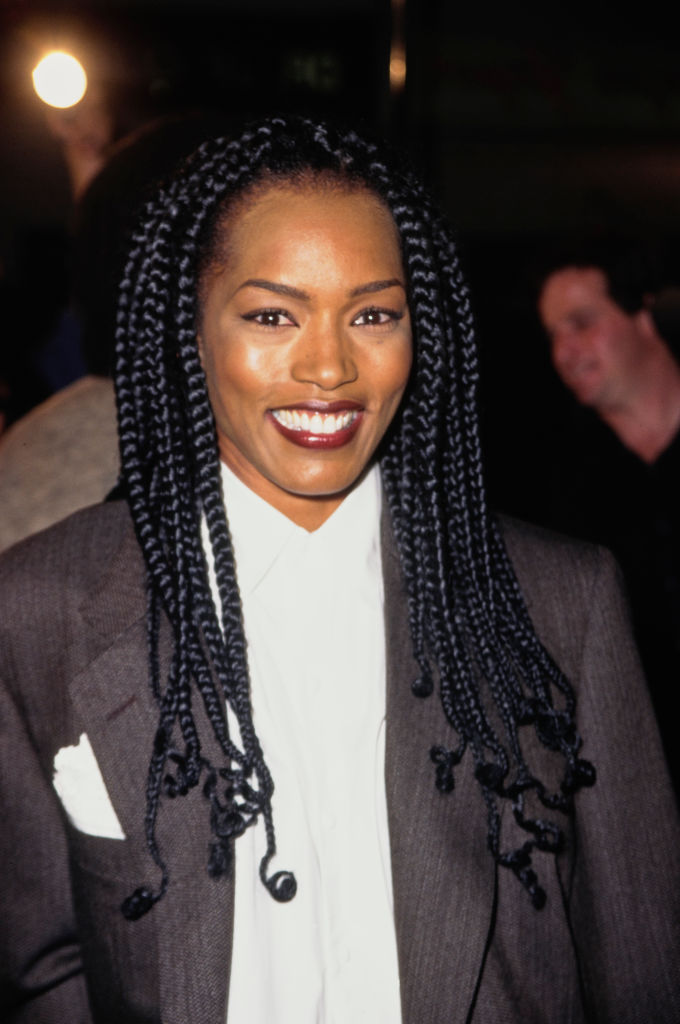 Angela Bassett at the premiere of 'Strange Days', 1995