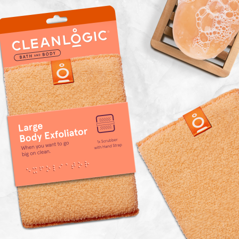 Cleanlogic Bath and Body Large Exfoliating Body Scrubber