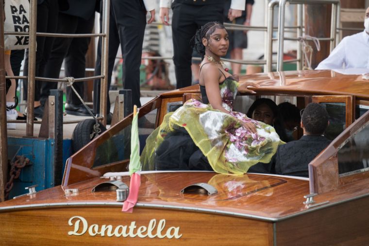 Normani arrives to the Dolce&Gabbana Alta Moda show In Venice