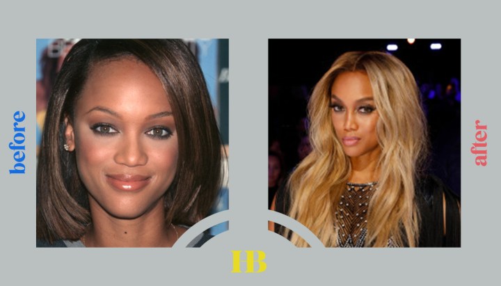 Tyra Bank's Before and After "Plastic Surgery"
