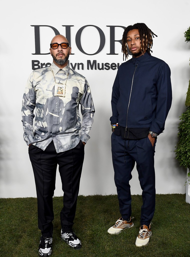 Swizz Beatz and Nasir Dean at the Christian Dior Designer Of Dreams Exhibition Cocktail Opening