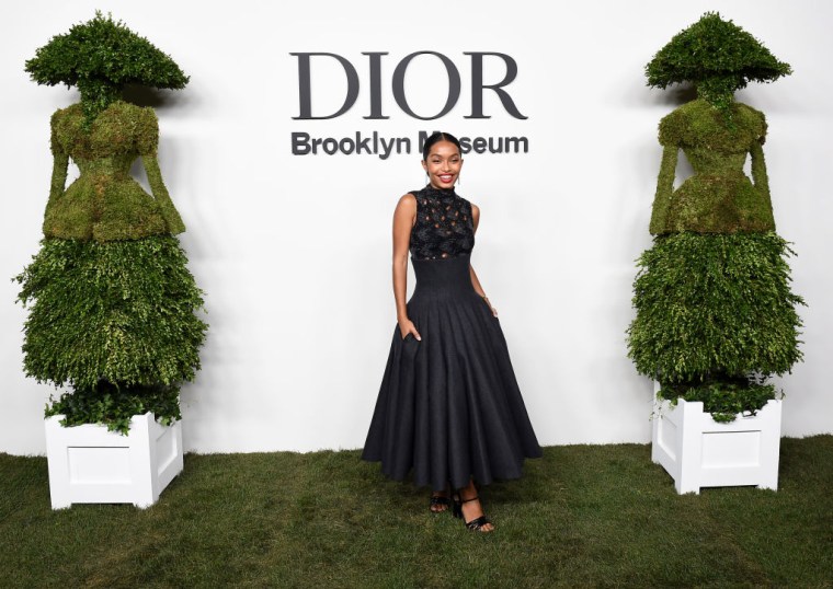 Yara Shahidi at the Christian Dior Designer Of Dreams Exhibition Cocktail Opening