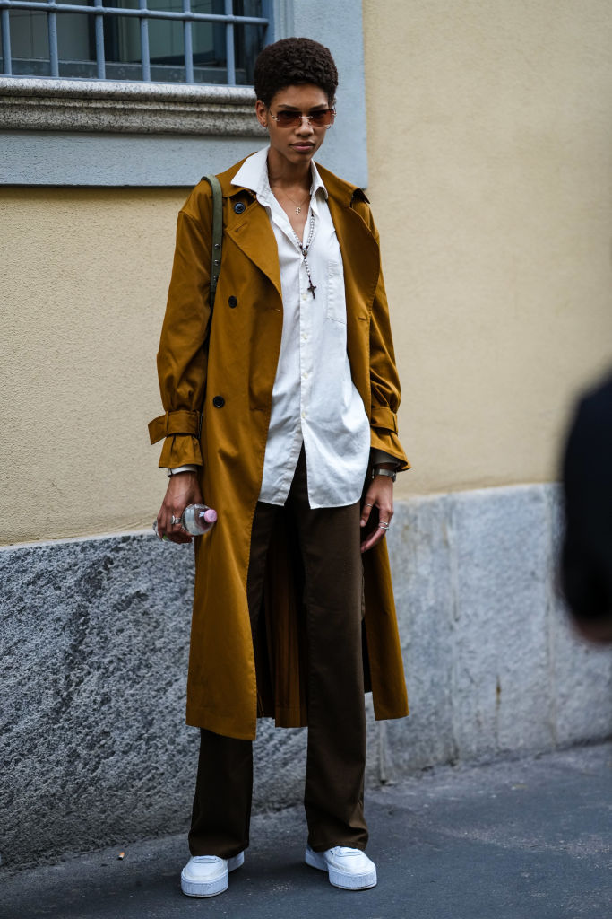 Street Style - Day 5 - Milan Fashion Week - Spring / Summer 2022