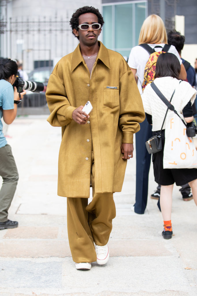 Street Style - Day 5 - Milan Fashion Week - Spring / Summer 2022