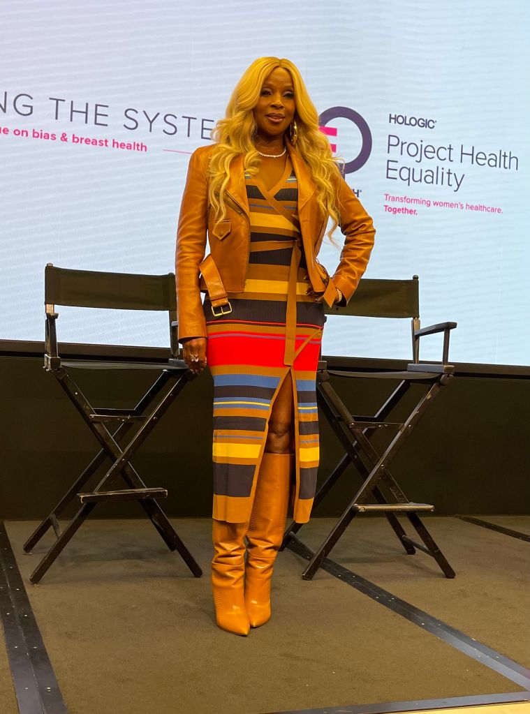 Mary J Blige Breast Cancer panel