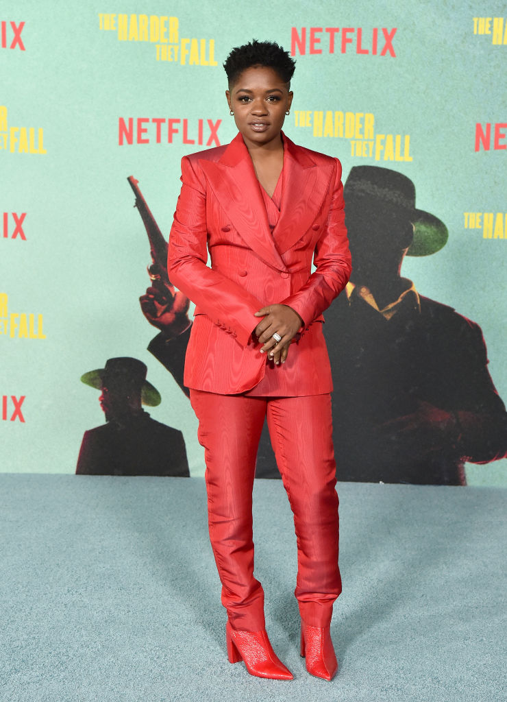 Bre-Z at the Los Angeles Premiere Of "The Harder They Fall"