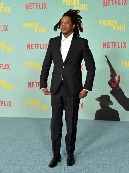 Jay-Z at the Los Angeles Premiere Of "The Harder They Fall"