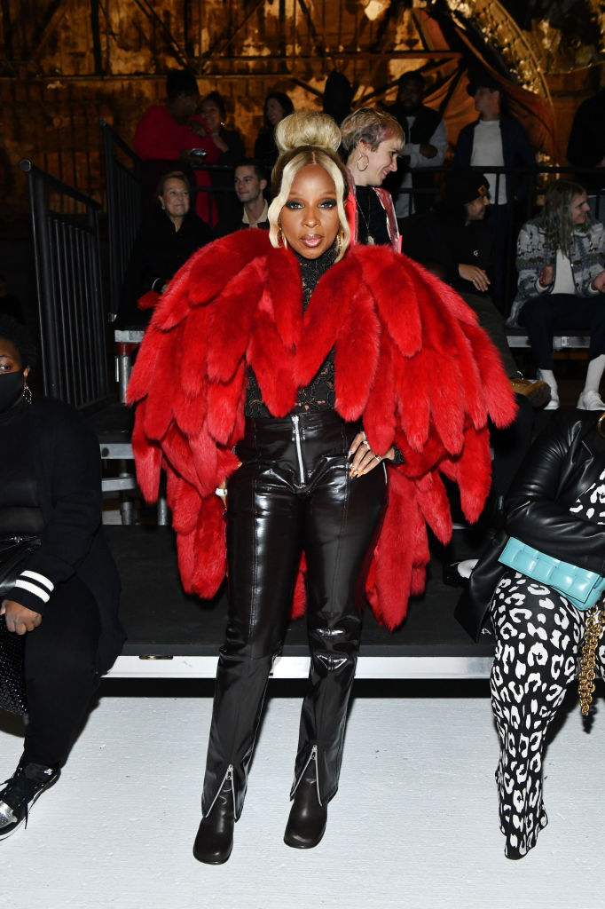 Mary J. Blige at the Bottega Veneta Salon 03 show in Detroit