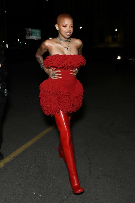 Slick Woods at the Bottega Veneta Salon 03 show in Detroit