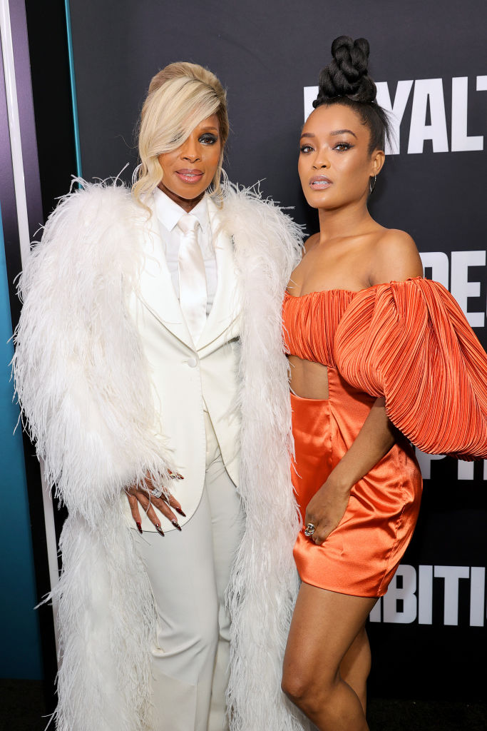 Mary J. Blige and LaToya Tonodeo