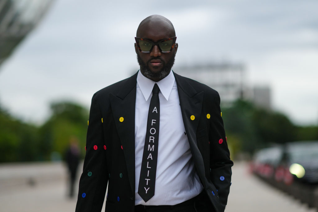 See Virgil Abloh preview a new Louis Vuitton suit at the Met Gala