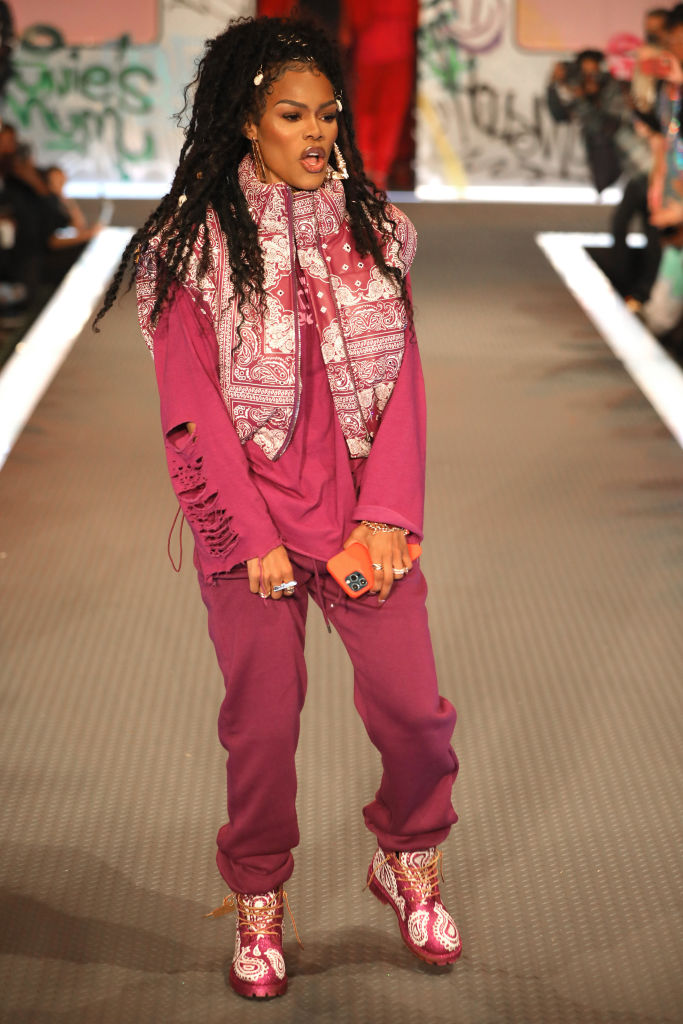 TEYANA TAYLOR AT THE HER PRETTY LITTLE THING RUNWAY SHOW, 2021