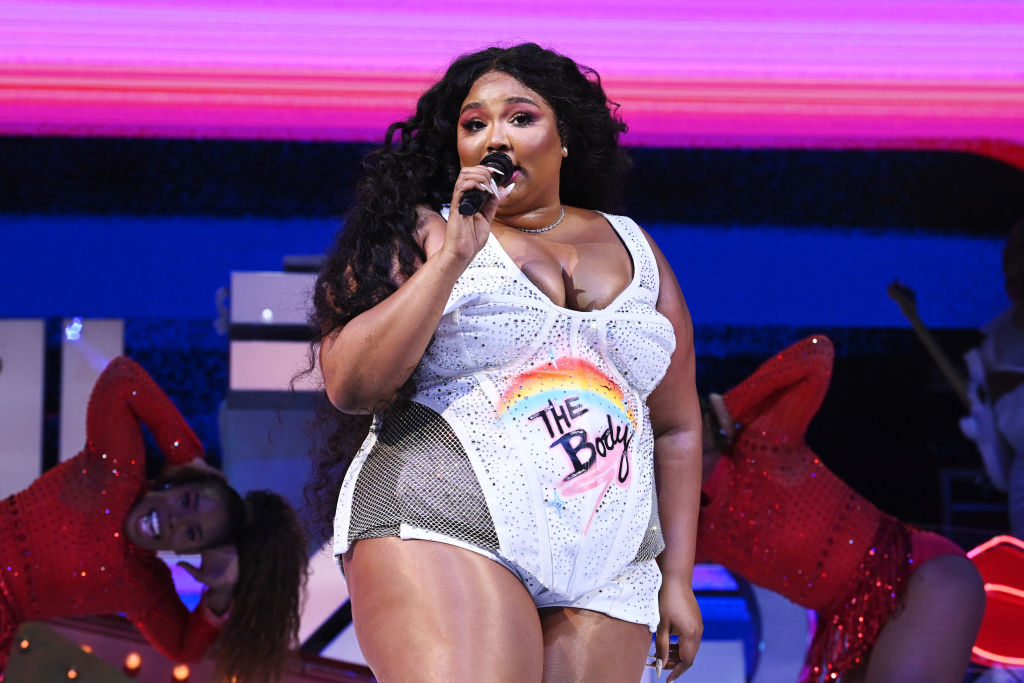 Lizzo Performs Live From Miami Beach At The Platinum Studio For American Express UNSTAGED Final 2021 Performance