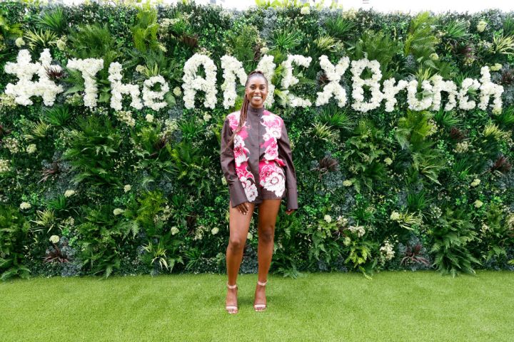 Issa Rae at The Amex Brunch With Chef Kwame Onwuachi At 1 Hotel In Miami, 2021