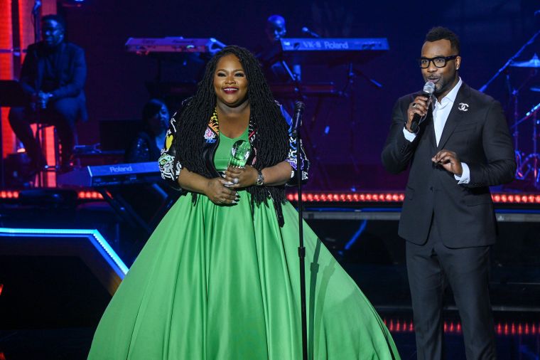 Tasha Cobbs Leonard at the 2022 Urban One Honors