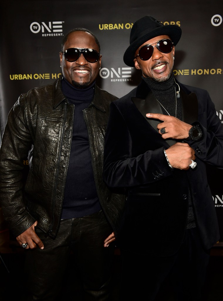 Johnny Gill and Ralph Tresvant at the Urban One Honors 2022