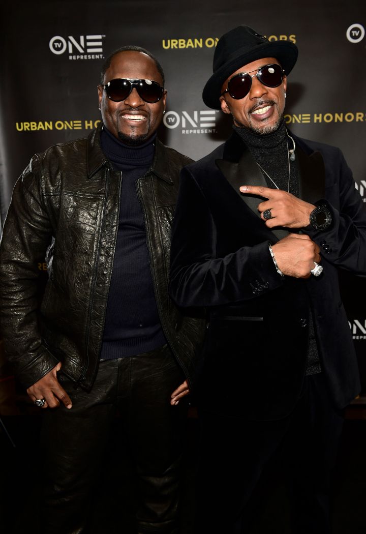 Johnny Gill and Ralph Tresvant at the Urban One Honors 2022