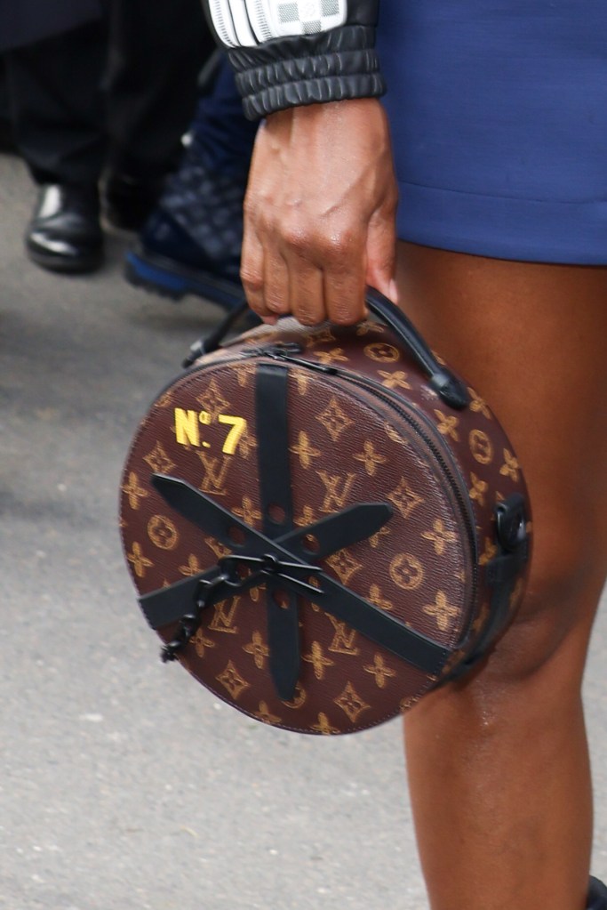 Kandi Burruss' Round Monogram Bag