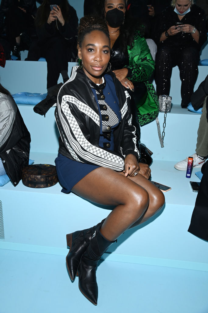 Venus Williams Goes Denim-Centric in Fierce Boots at Louis Vuitton PFW –  Footwear News