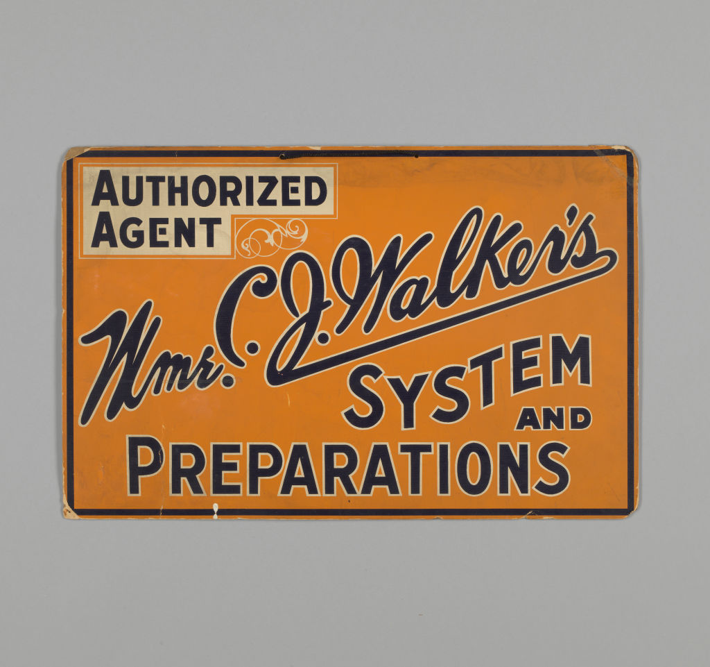 Sign For Authorized Agent Of Mme. C.J. Walkers,