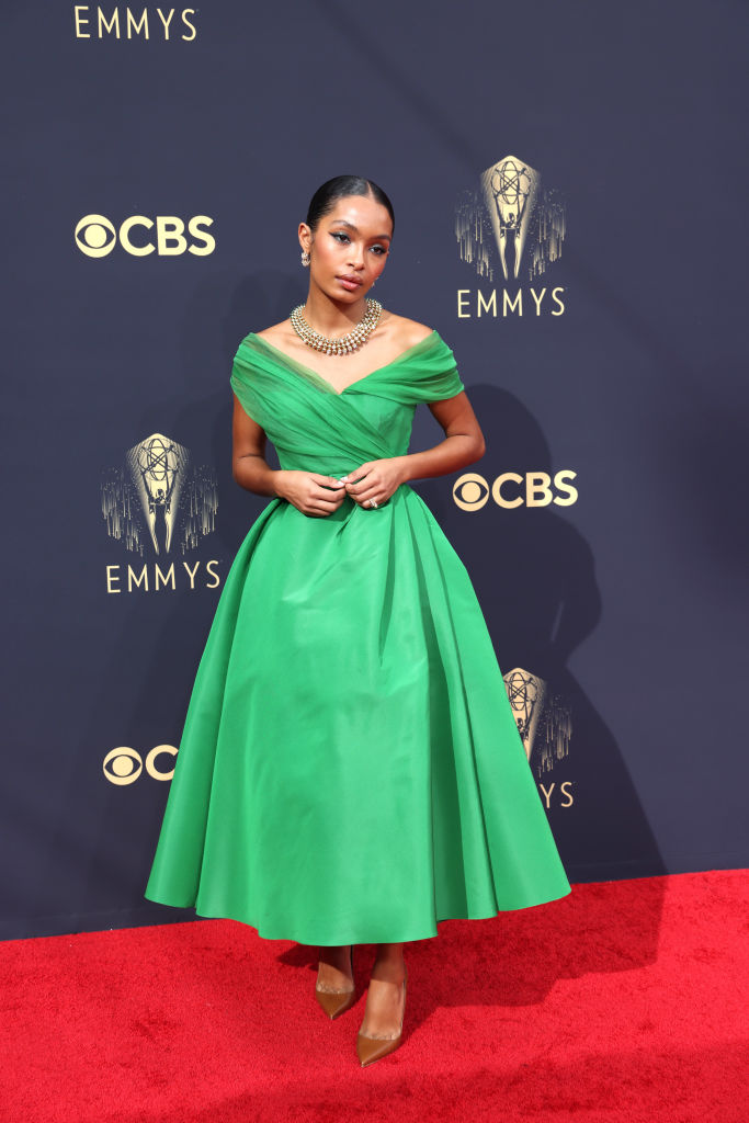 YARA SHAHIDI AT THE 73RD ANNUAL EMMY AWARDS, 2021