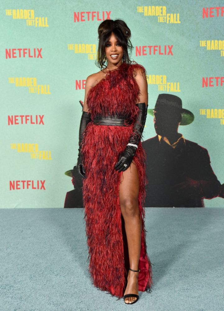 KELLY ROWLAND AT THE LOS ANGELES PREMIERE OF "THE HARDER THEY FALL," 2021