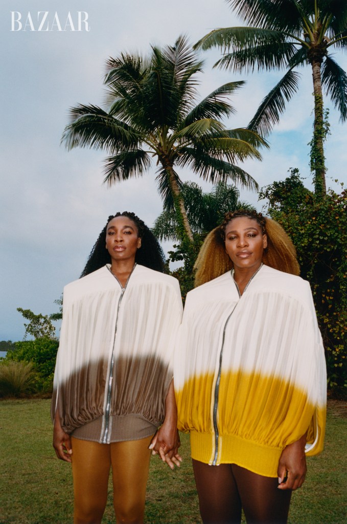 Venus and Serena Williams for Harper's BAZAAR