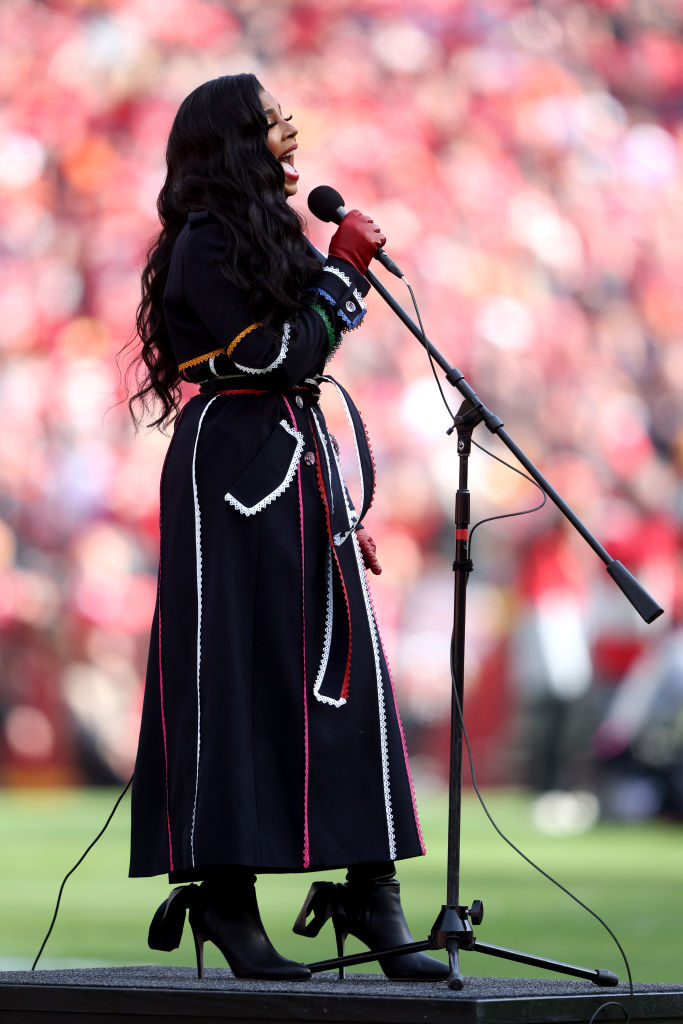 Ashanti at the AFC Championship - Cincinnati Bengals v Kansas City Chiefs, 2022