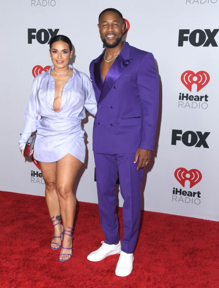 Tank and his wife at the iHeartRadio Music Awards, 2022