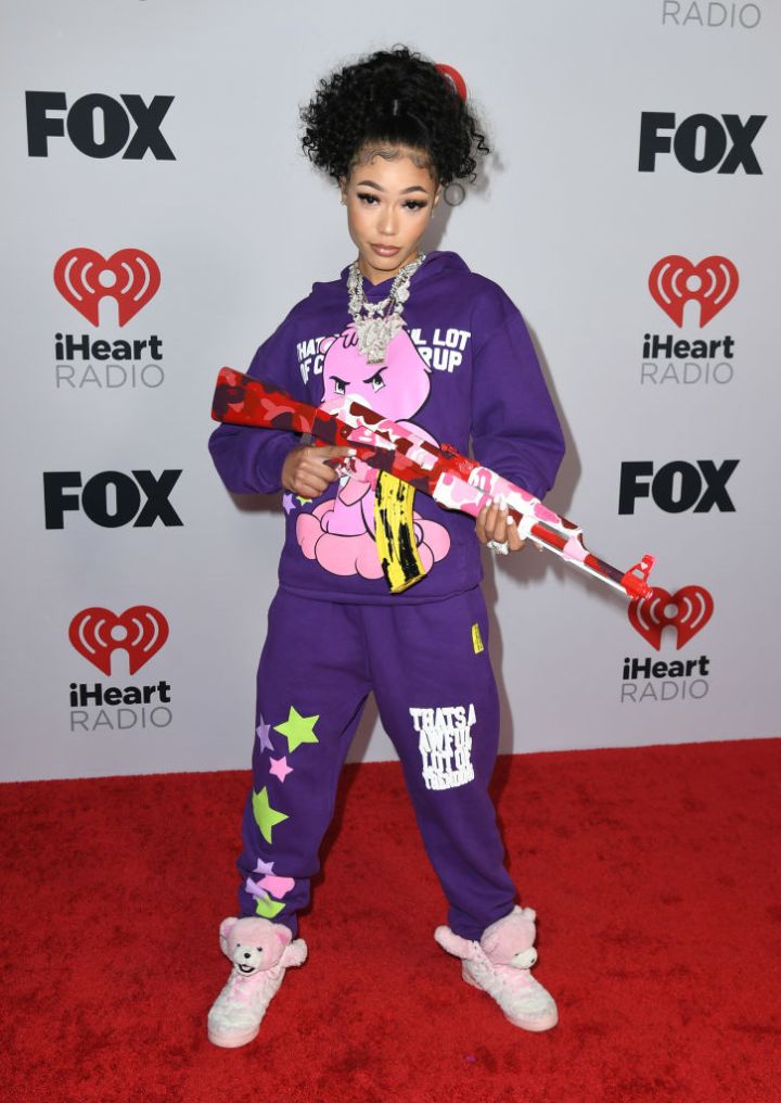 Coi Leray at the iHeartRadio Music Awards, 2022