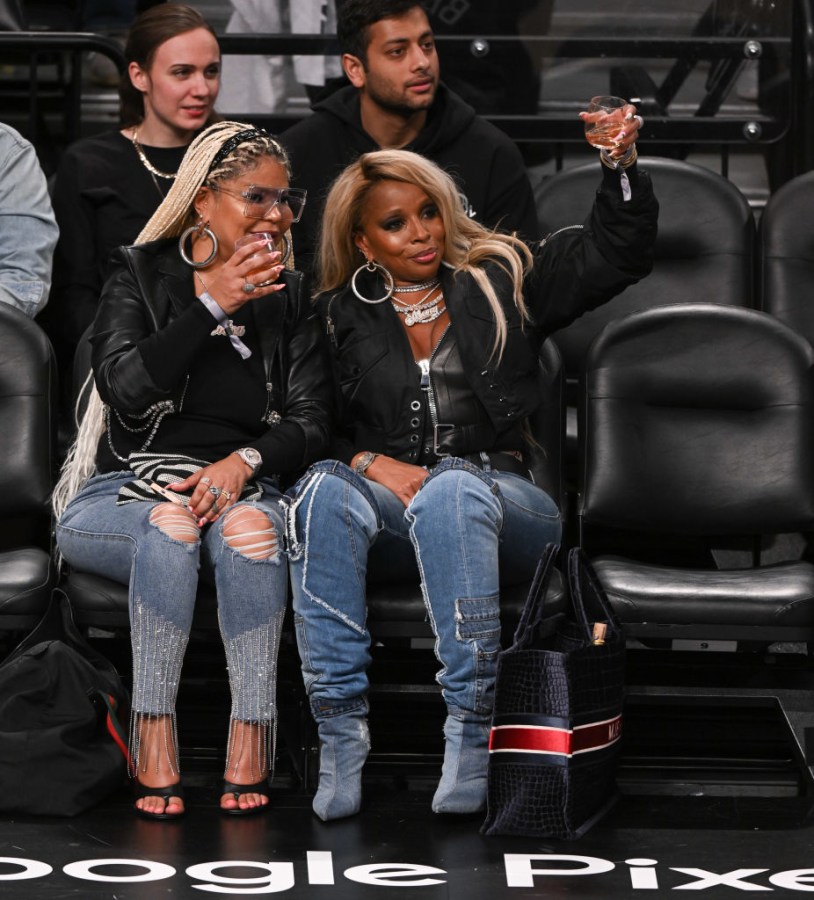 Celebrities Attend Boston Celtics v Brooklyn Nets Game
