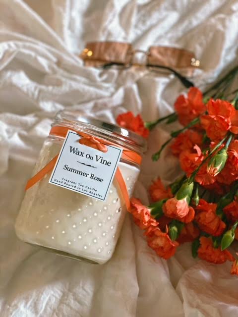 Wax On Vine Summer Rose Candle