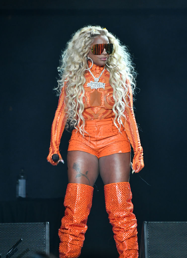 Mary J Blige at the Strength Of A Woman Festival State Farm Arena Concert