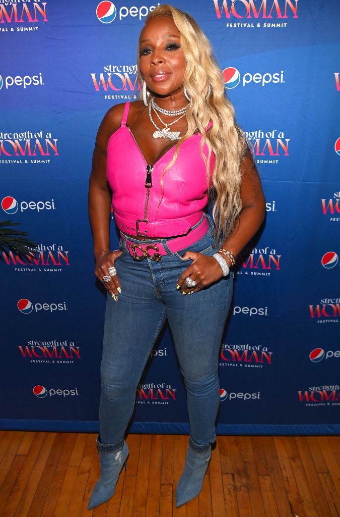 Mary J Blige Serves Fashion At The Strength Of A Woman Festival