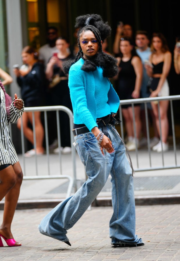Selah Marley at Balenciaga's NYC Show