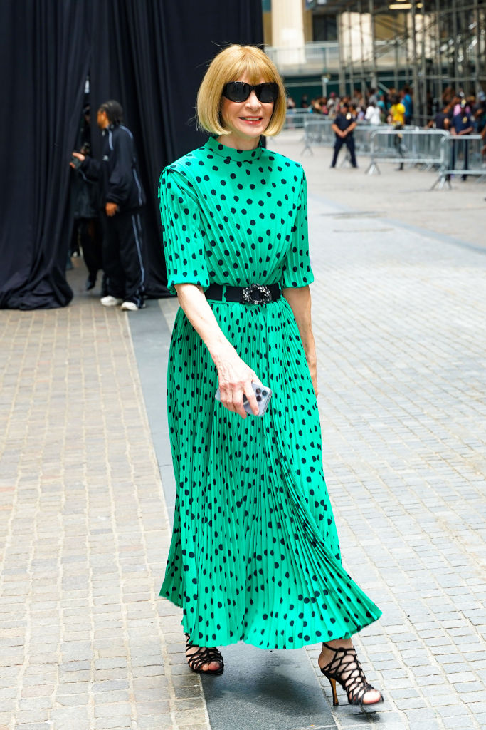 Anna Wintour attends Balenciaga's NYC Show Spring 23 Collection