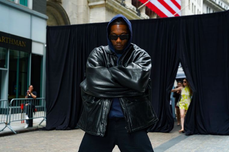 Offset attends Balenciaga's NYC Show Spring 23 Collection