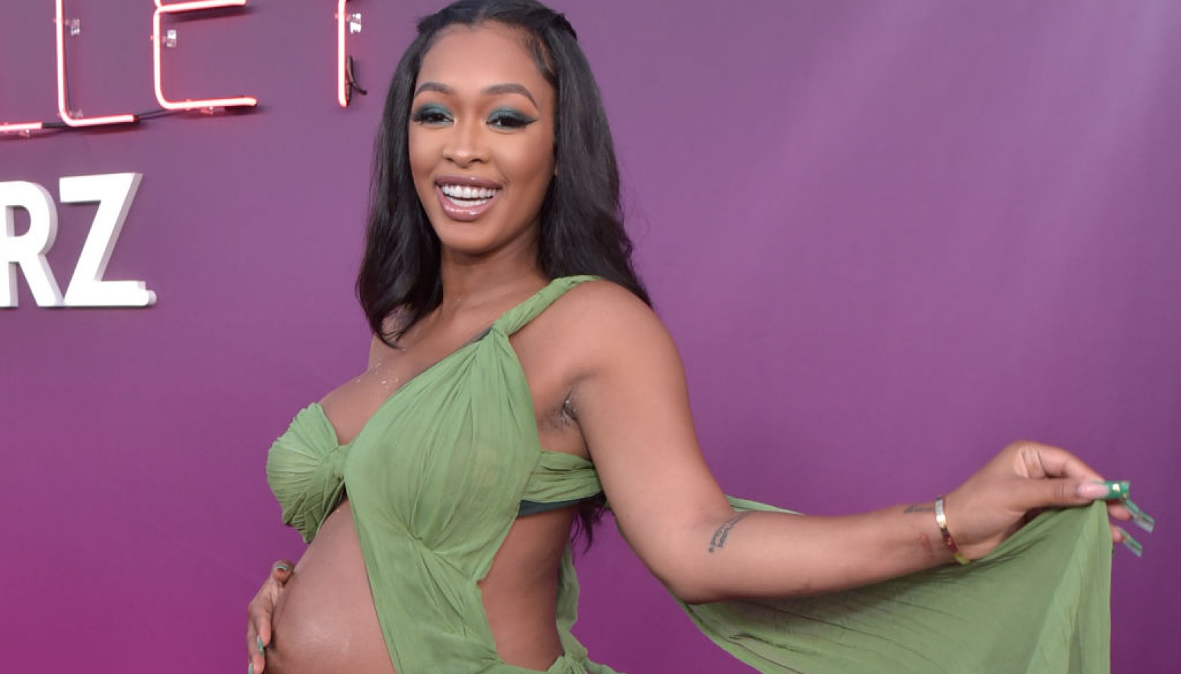 Miracle watts at the Premiere Of STARZ Season 2 Of "P-Valley" - Red Carpet
